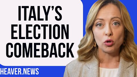 Italy’s Dramatic Election REBOUND