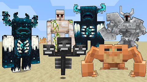 Norden Vs Warden, Ferrous Wroughtnaut, Mutant Frog, Iron golem, Wither