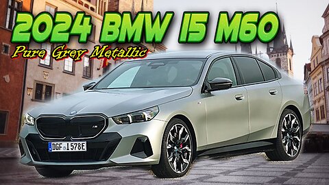 FIRSTLOOK - 2024 BMW i5 M60 xDrive - Pure Grey Metallic