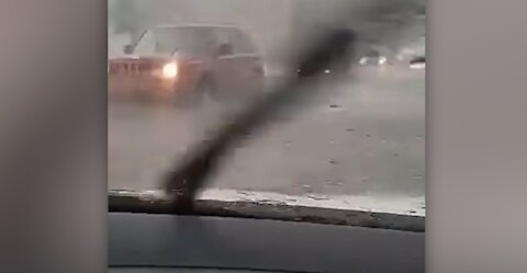 Déluge à Trois-Rivières : en auto, ça avait l'air de ça ! 🔊