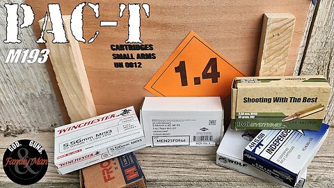 PAC-T testing: M193 Ammo