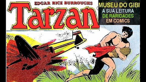 TARZAN FORMATINHO 50 C AS NEVES DE VERÃO - GIBI COMICS QUADRINHOS EBAL #museudogibi #cultura