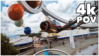 [4k] Astro Orbiter Ride - Walt Disney World’s Magic Kingdom