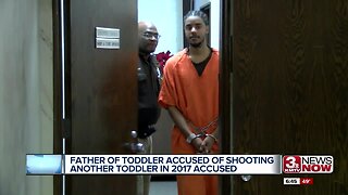 Father of toddler accused of shooting another toddler in 2017 accused