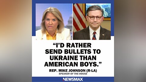 Speaker Johnson: I´d rather send bullets to Ukraine than American boys