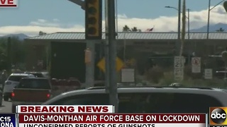 Davis-Monthan Air Force Base on lockdown