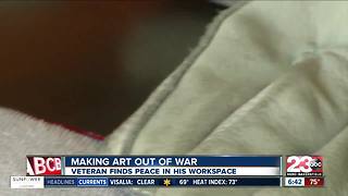 Local vet creates art from war