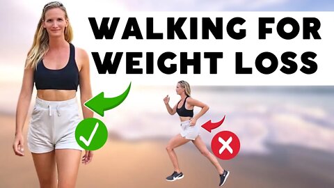 Why I Choose WALKING Instead of Running for WEIGHT LOSS // Calories, Metabolism, Hunger ++