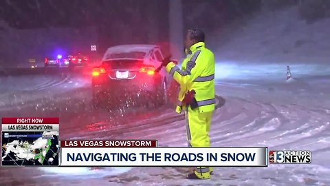 AAA offers tips to Las Vegas drivers unfamiliar with snowy conditions