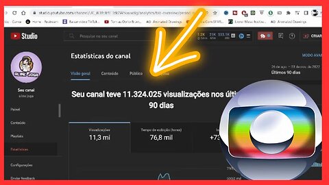 mostrei meu canal de shorts com 11 milhões de visualizações