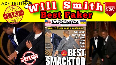 Will Smith Wins Best Fake Smacktor- Smacks Chris Rock at Oscars 2022