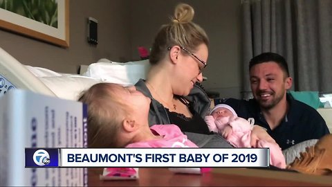 Beaumont welcomes their first baby of 2019