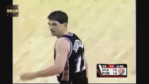 John Stockton 9 Pts 10 Assists @ Trail Blazers, 2000-01.