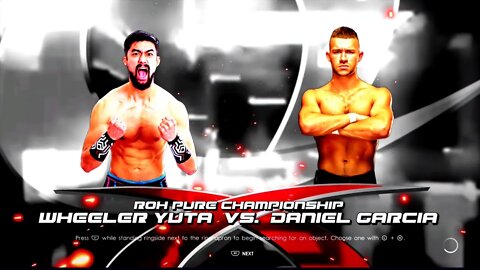 ROH Final Battle 2022 Daniel Garcia vs Wheeler Yuta for the ROH Pure Championship