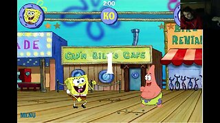 SpongeBob SquarePants VS Patrick In A Nickelodeon SpongeBob SquarePants Reef Rumble Battle