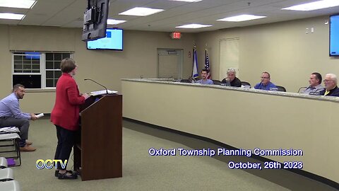 Oxford Township Planning Commision 10/26/23