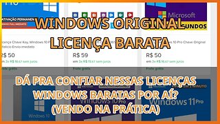 Licenca do windows barata funciona?