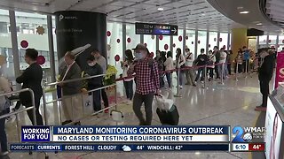 Maryland monitoring for coronavirus outbreak