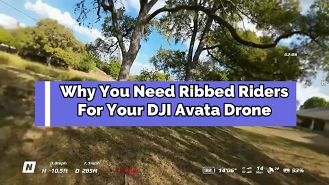 DJI Avata Drone Crashes Into a Tree Limb But OriginaldoBo's Ribbed Riders Protected It