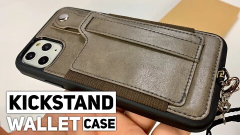 TOOVREN iPhone 11 Pro Max Wallet and Kickstand Case Review