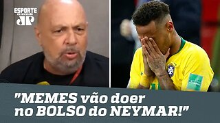 "MEMES vão doer no BOLSO do NEYMAR!", dispara narrador