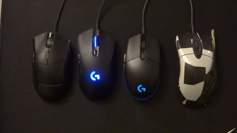Competitive gamer review and comparison: Logitech gaming mouse G102/203, G403. And Zeus mousepad