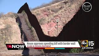 House approves spending bill on border wall