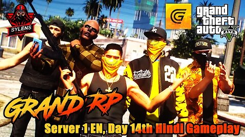 GTA 5 Grand RP Roleplay Server 1 EN Hindi Live Gameplay | Day 14 Daily Task