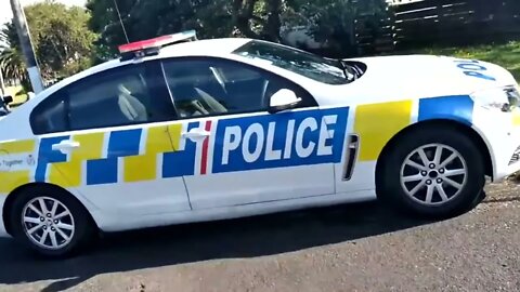 IJWT - Jason K - Part 1 - NZ Police parking on footpath and then complains about J filming it