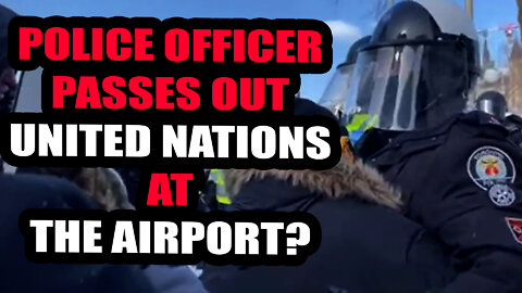 POLICE OFFICER PASSES OUT & UNITED NATIONS AT THE AIRPORT