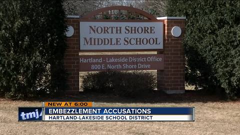 Hartland-Lakeside School District employee accused of theft