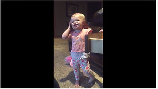 Hilarious Toddler Pretends To Talk On The Phone