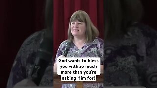 God wants to bless you with so much more than you’re asking Him for! #valwolff #faith #deliverance