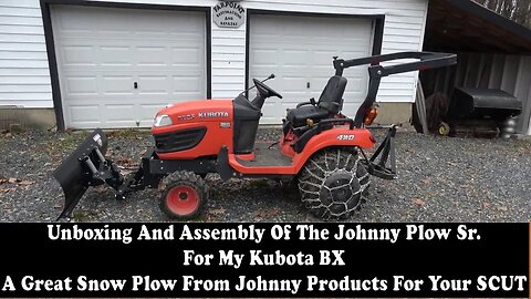 Johnny Plow Sr. Unboxing And Assembly. This Great Snow Plow From Johnny Products Fits Most SCUTs!