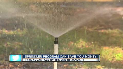 Free sprinkler program can reduce your water bill