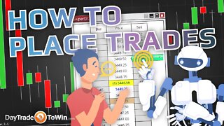 How to Place Orders When Trading the Markets⚜️