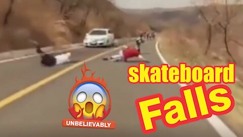 The best of the worst skateboard falls.