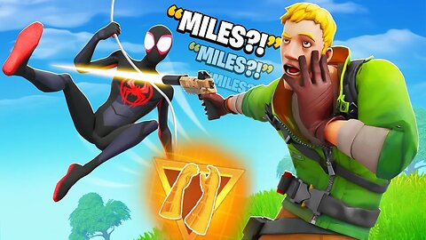 Trolling With MILES MORALES Skin EARLY! (Fortnite)