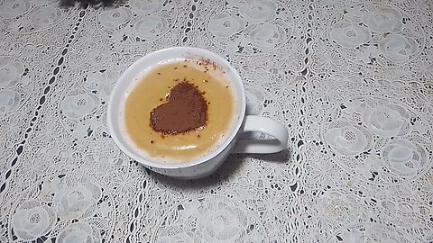 Coffee painting Tamplate Homemade