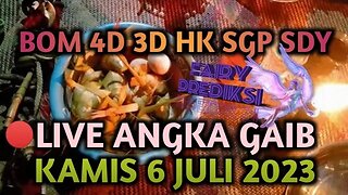 🔴 LIVE ANGKA GAIB KAMIS 6 JULI 2023 ANGKA TUNGGAL HK SDY SGP