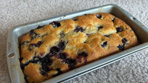 Low Carb (Keto Friendly) Blueberry Bread with Carbalose Flour
