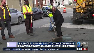 Baltimore launches 50-day pothole challenge