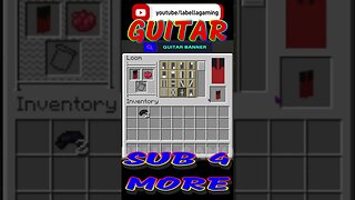 Guitar Banner | Minecraft