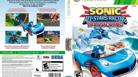 Sonic & All-Stars Racing Transformed - Parte 2 - Direto do XBOX 360