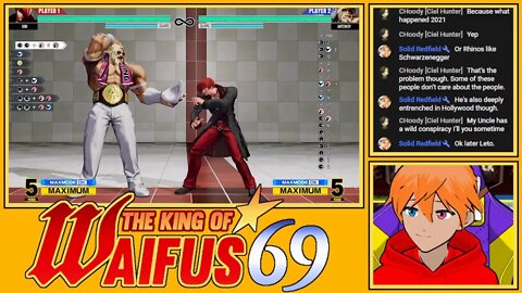 Playing a bit 'Them's Fighting Herds' in Arcade mode and also a tad bit of KOF 15