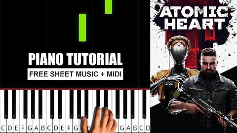 Atomic Heart - Komarovo (DVRST Phonk Remix) - (BEGINNER) Piano Tutorial