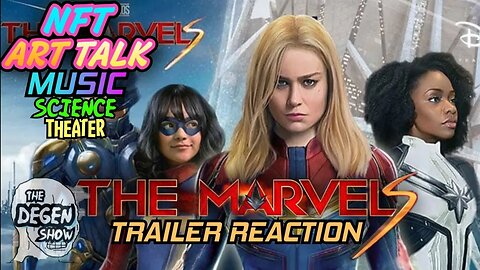 The Marvels Movie Trailer Reaction (Vertical)