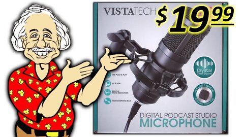 USB Microphone from Ollie's! Deal or Dud? VistaTech Digital Podcast Studio Mic