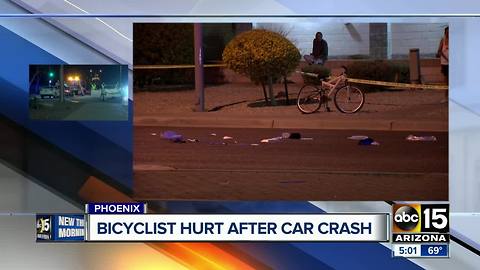 Motorcyclist hits, kill pedestrian in west Phoenix