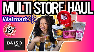 5 Below Haul 2024✨❤️Multi Store Haul✨❤️Walmart Haul ✨❤️Thrift Haul✨❤️Daiso Haul